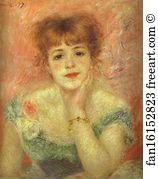 Moscow Art Print - Portrait Of The Actress Jeanne Samary