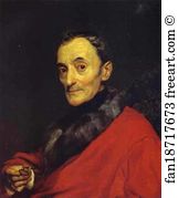 Karl Art Print - Portrait Of The Archeologist Michelangelo Lanci