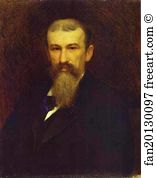 1883 Oil On Canvas The Russian Museum Art Print - Portrait Of The Artist Alexander Sokolov