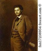 Feodor Vasilyev Art Print - Portrait Of The Artist Feodor Vasilyev