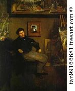 1867 Art Print - Portrait Of The Artist James Tissot