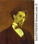 Konstantin Art Print - Portrait Of The Artist Konstantin Savitsky