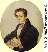 G Art Print - Portrait Of The Artist Prince G. G. Gagarin