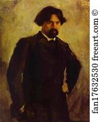 Vasily Surikov Art Print - Portrait Of The Artist Vasily Surikov