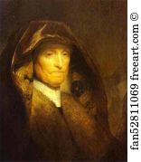 Portrait Of Artists Mother Art Print - Portrait Of The Artist's Mother