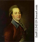 Author Art Print - Portrait Of The Author A. V. Khrapovitzky