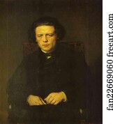 Culture Art Print - Portrait Of The Composer Anton Rubinstein