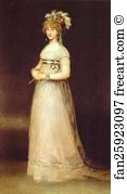 140 Art Print - Portrait Of The Countess Of Chinchón