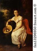 Table Art Print - Portrait Of The Dancer T. S. Karpakova