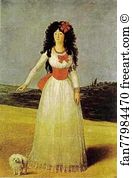 Duke Of Alba Art Print - Portrait Of The Dutchess Of Alba