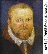 Elector Art Print - Portrait Of The Elector Augustus Of Saxony