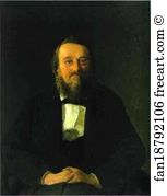 Historian Art Print - Portrait Of The Historian Nikolay Kostomarov