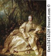 Marquise Art Print - Portrait Of The Marquise De Pompadour