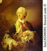 1761 Oil On Canvas The Russian Museum Art Print - Portrait Of The Oculist F. Tadini