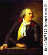 Hubert Art Print - Portrait Of The Painter Hubert Robert