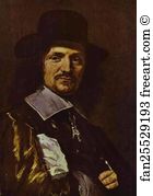 Oil On Panel Szepmuveseti Muzeum Art Print - Portrait Of The Painter Jan Asselin
