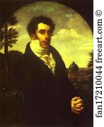 1819 Oil On Canvas The Tretyakov Gallery Moscow Art Print - Portrait Of The Prince A. M. Golitzin