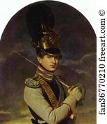 1826 Oil On Canvas The Tretyakov Gallery Art Print - Portrait Of The Prince N. P. Trubetzkoy