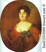 Andrey Matveev Art Print - Portrait Of The Princess A. P. Golitzina