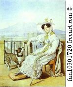Princess Art Print - Portrait Of The Princess N. S. Golitzina