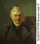 Professors Art Print - Portrait Of The Professor Of The Moscow Medical Academy K. A. Janish
