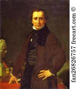 Bartolini Art Print - Portrait Of The Sculptor Lorenzo Bartolini
