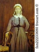 Thérèse Art Print - Portrait Of Thérèse De Gas, The Artist's Sister