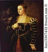 Lavinia Art Print - Portrait Of Titian's Daughter Lavinia