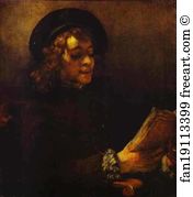 Portrait Of Titus Art Print - Portrait Of Titus Reading