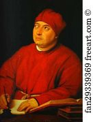 Pitti Art Print - Portrait Of Tommaso Inghirami