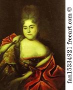 Not Art Print - Portrait Of Tzarevna Natalia Alexeyevna