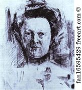 Doctor Art Print - Portrait Of Valentina Usoltseva, Wife Of The Doctor Usoltsev