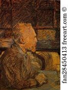 1887 Rijksmuseum Vincent Van Gogh Art Print - Portrait Of Vincent Van Gogh