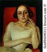 Unfinished Art Print - Portrait Of Vittoria Marini