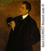 Girshman Art Print - Portrait Of Vladimir Girshman