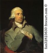 Locked Art Print - Portrait Of William Lock