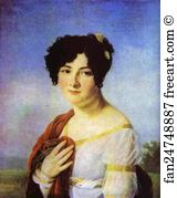 Baron François Pascal Simon Gérard Art Print - Portrait Of Y. A. Tatishcheva