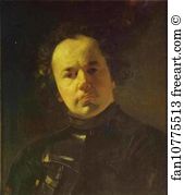 1841 Art Print - Portrait Of Ya. F. Yanenko With Armour