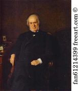 Director Art Print - Portrait Of Yakov Golubev, Vice Director Of The Tax Department