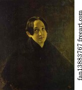 1836 Oil On Canvas The Tretyakov Gallery Art Print - Portrait Of Ye. I. Durnova