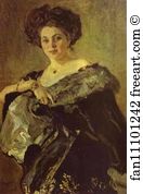 Morozova Art Print - Portrait Of Yevdokia Morozova