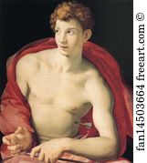 Saint Sebastian Art Print - Portrait Of Young Man As Saint Sebastian