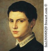 Sometimes Art Print - Portrait Of Young Sculptor (Sometimes Known As The Amateur Of Sculpture). Detail