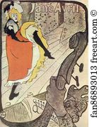 Jardin De Paris Art Print - Poster: Jane Avril At The Jardin De Paris