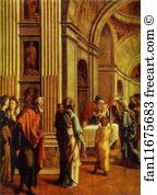 1528 Art Print - Presentation In The Temple