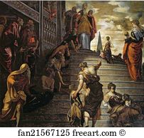 Presentation Of The Virgin In The Temple Art Print - Presentation Of The Virgin In The Temple