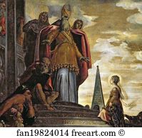 Presentation Of The Virgin In The Temple Art Print - Presentation Of The Virgin In The Temple. Detail
