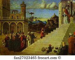 Virgin Mary Art Print - Presentation Of The Virgin Mary In The Temple