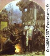 Alexander Art Print - Prince Alexander Nevsky In Gold Horde