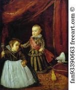 Prince Art Print - Prince Baltasar Carlos With A Dwarf